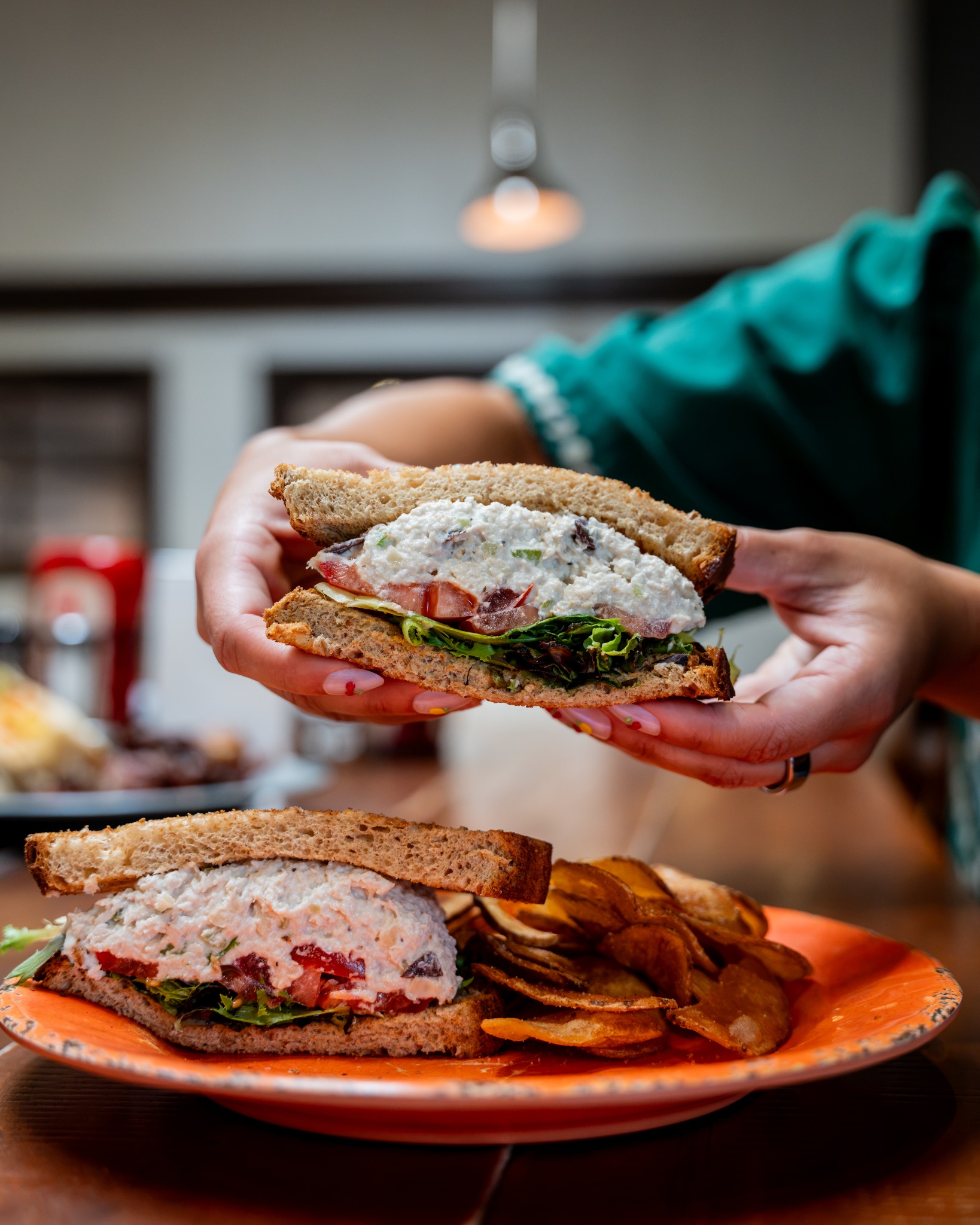 Box lunch sandwich from The Pioneer Bakery Cafe
